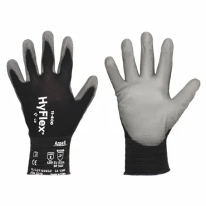 ANSELL 11-600VP Coated Glove, Polyurethane and Fingers 3, 1 Pair | CR4HNE 490T45