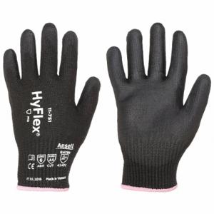 ANSELL 11-751 Beschichteter Handschuh, 2XS, Polyurethan, Sandy, Schwarz, 1 Paar | CR4HPM 494R32