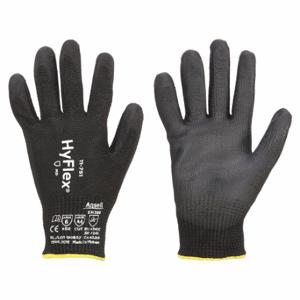 ANSELL 11-751 Coated Glove, L, Polyurethane, Sandy, Black, 1 Pair | CR4HQE 52EP78