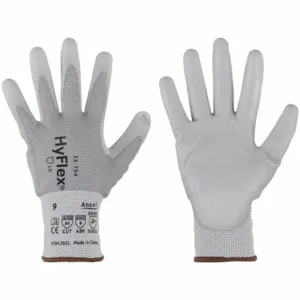 ANSELL 11-754 Knit Gloves, Size 2XL, ANSI Cut Level A4, Palm, Dipped, Polyurethane, Smooth, Gray, 1 Pair | CR4JAR 61DD62