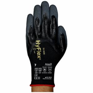ANSELL 11-928 Beschichteter Handschuh, S, 3/4, Nitril, Nitril, Sandy, 1 Paar | CR4HQY 492U54