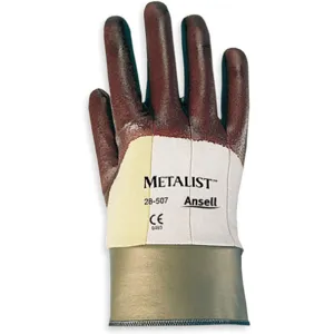 ANSELL 28-507 Cut Resistant Gloves Maroon L PR | AC3BAA 2RA57