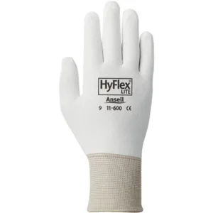 ANSELL 11-600 Coated Gloves 8 White/White Pr | AC6UPC 36J048