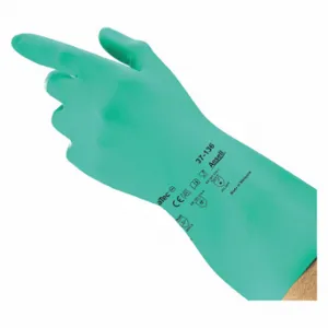 ANSELL 37-136 Gloves, 13.58 mil Glove Thick, 12 Inch Glove Length, Diamond, 8 Glove Size, Green | CN8GDY 56JR03