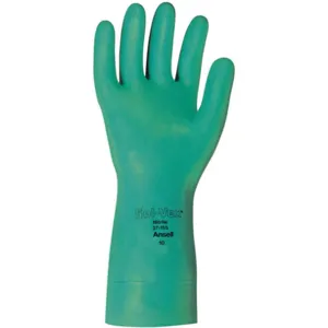 ANSELL 87-155 Chemical Gloves LATEX 10 Blue PR | AB7YEN 24L272