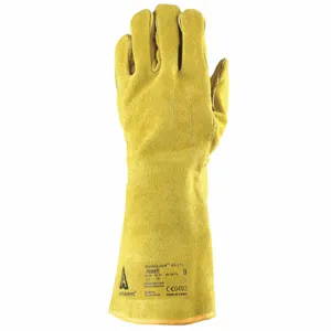 ANSELL 43-216 Welding Gloves, Straight Thumb, Leather, ActivArmr 43-216, L Glove Size, 1 PR | CN8BLZ 52EP73