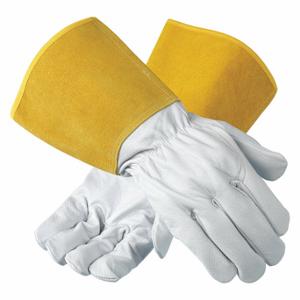 ANSELL 43-217 Welding Gloves, Wing Thumb, Goatsk Inch, ActivArmr 43-217, 9 Glove Size, 1 PR | CN8BME 52LD44