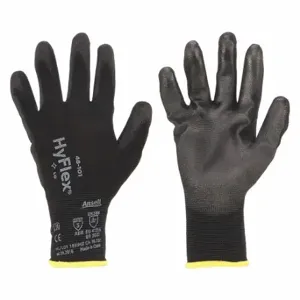 ANSELL 48-101-VEND Coated Glove, L, Polyurethane, Palm and Fingers, 1 Pair | CR4HQH 51WE17