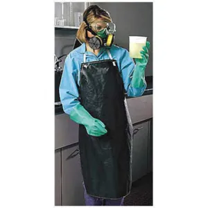 ANSELL 56-512 Bib Apron Black 45 Inch Length 35 Inch Width | AD2NKM 3RYT6