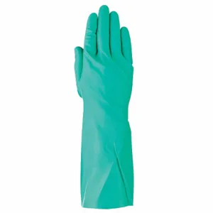 ANSELL 58-009 Chemical Resistant Glove, 11 mil Thick, 12 Inch Length, 8 Size, Green, 1 Pair | CN8FPE 60JU09