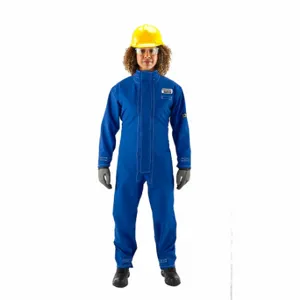 ANSELL 66-677 Blue Flame Arc AlphaTec Breathable Nomex Coverall | CN8FTZ 784P31