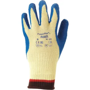 ANSELL 80-600 Cut Resistant Gloves Yellow with Blue M PR | AA9UML 1FEZ4