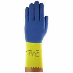 ANSELL 87-224VP-10 Chem Res Glove, Size 10, VF, 2RA60, PR | CN8GDH 197UN7