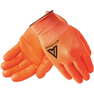 ANSELL 97-012 Coated Gloves Nitrile High-Visibility Orange Size 9 PR | AF6VJJ 20KJ84