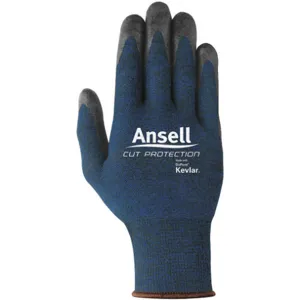 ANSELL 97-505 Cut Resistant Gloves Blue/Black L PR | AD2JPR 3PXE3