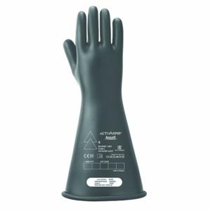 ANSELL CLASS 1 B 16 Electrical Insulating Gloves, 7500VAC/11, 250VDC, 16 Inch Glove Lg, Straight Cuff | CN8BLK 52EP64