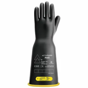 ANSELL RIG216YBBC Electrical Insulating Gloves, >17000 VAC/>25, 500 VDC, 16 Inch Glove Lg, Bell Cuff | CN8BFJ 795G90