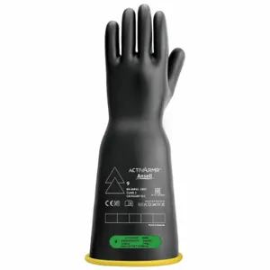 ANSELL RIG316YBBC Electrical Insulating Gloves, 26, 500 VAC/39, 750 VDC, 16 Inch Glove Lg, Bell Cuff | CN8BFB 795GC0