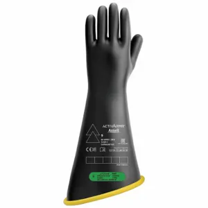 ANSELL RIG318YBCC Electrical Insulating Gloves, 26, 500 VAC/39, 750 VDC, 18 Inch Glove Lg, Contour Cuff | CN8BGX 795GD3