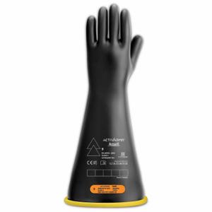 ANSELL RIG418YBSC Electrical Insulating Gloves, 36000 VAC/54000 VDC, 18 Inch Glove Lg, Straight Cuff | CN8BKM 795GF6