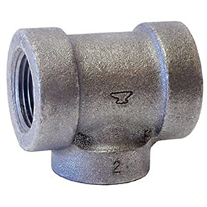ANVIL 0300057205 Pipe Reducing Tee, 2 X 2 X 2-1/2 Inch, Fnpt, 125 lbs., Cast Iron | AD8LGC 4KVH6