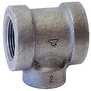 ANVIL 0300040607 Threaded Reducing Tee, 1-1/4 x 1 x 3/4 Inch, FNPT, Cast Iron | AD8LCM 4KUX5