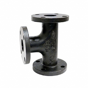 ANVIL 0306038209 6 X 4 X 4 Black Cast Iron Faced And Drilled Flange Tee | BT8PPT