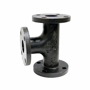 ANVIL 0306042409 10 X 10 X 8 Black Cast Iron Faced And Drilled Flange Tee | BT8PQD