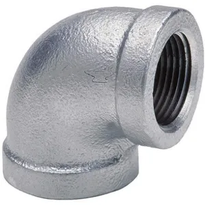 ANVIL 0811001809 90 Deg. Elbow, 2 Inch Size, Galvanized, Malleable Iron | BT8JKG