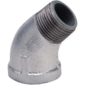 ANVIL 0311028005 Street Elbow, 45 Deg. Bend, 1-1/2 Inch Npt Galvanised | AF8EGV 25CF52