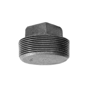 ANVIL 0318902046 Solid Square Head Plug, Black Cast Iron, 21/2 Inch Size | BT8GHZ
