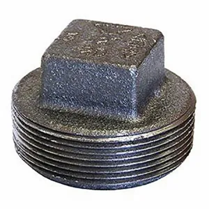 ANVIL 0318903762 Hex Countersunk Plug, Black Steel, 11/4 Inch Size | BT8PWC