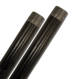 ANVIL 0330214255 A53 Fertig geschnittenes Rohr, Standard, Schwarz, 3/8 x 30 Zoll Größe | BU2FFW