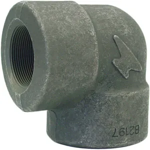 ANVIL 0361102403 Elbow, Black Forged Steel, 4 Inch Size, 1000 Psi Max Pressure | AF8YCF 29JD77