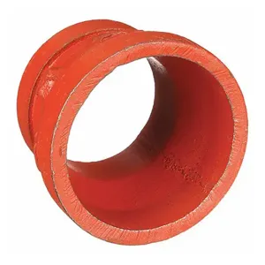 GRUVLOK 0390131415 Grooved End Concentric Reducer, 12 X 4 Galvanized | BT9JWE