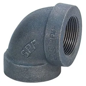 ANVIL 0800000002 Cast Iron Elbow, 1 Inch Pipe, 90 Deg. Screwed Bend | BT9XKF