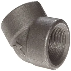 ANVIL 0861012409 3/8 Imp Forged Steel Threaded 45 Elbow | BT9YZN