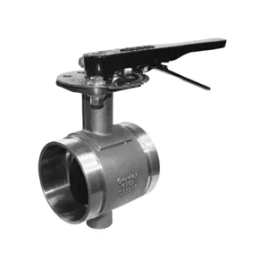 GRUVLOK 0880006580 5 Brz Bdy Grooved End Cts Butterfly Valve W/Lever | BU2AGM