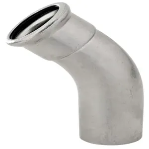 GRUVLOK FIG 470 Elbow, 45 Deg. Bend, Plain/Zinc Plated | CF4FXW