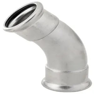 GRUVLOK FIG 471 Elbow, 45 Deg. Bend, Plain/Zinc Plated | CF4FXX