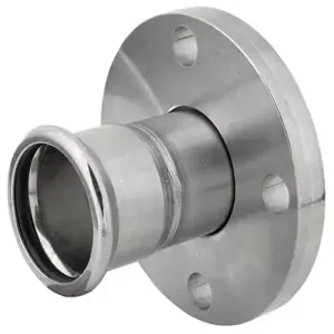 GRUVLOK FIG 475 Flange Adapter, Stainless Steel, Plain/Zinc Plated | CF4FYB