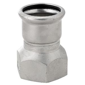 ANVIL FIG 479 Straight Connector, Stainless Steel, Plain/Zinc Plated | CF4FYF