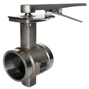 GRUVLOK FIG B480 Butterfly Valve, Grooved End Stainless Steel, Lever Handle | CF4GZR