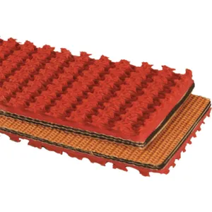 APACHE HOSE & BELTING CO INC 20104360-18 Conveyor Belt 3 ply 225 Nitrile Red 18 Inch Width | AH7DRU 36RW56