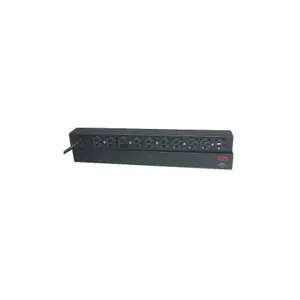 APC BY SCHNEIDER ELECTRIC AP9562 Power Distribution Unit, Black, 10 Outlets, 12 ft Cord Length | CN8LUV 6ECK4