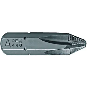 APEX-TOOLS 440-1-ACR1X-5PK Anti-camout Insert Bit Phillips #1 Pk5 | AE6EGL 5RDH9