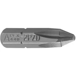 APEX-TOOLS 440-2-PZDX Pozi-drive Insert Bit #2 1 Inch Length 1/4 In | AE8FQR 6CYT9