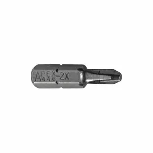 APEX-TOOLS 446-2I Bit 1/4 Hex Drv Insert 2P | CV2NWV 33N573