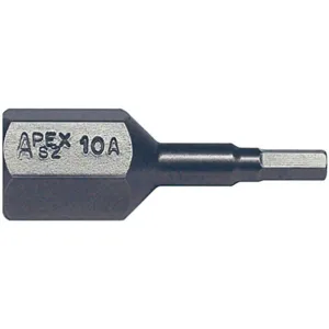 APEX-TOOLS SZ-10-A Insert Bit Hex 7/16 Inch Shank 7/8 Inch Length | AF2XCX 6YNU9