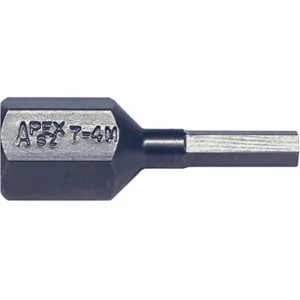 APEX-TOOLS SZ-7-4MM Insert Bit Hex 7/16 Inch Shank 7/8 Inch Length | AF2XDD 6YNV5